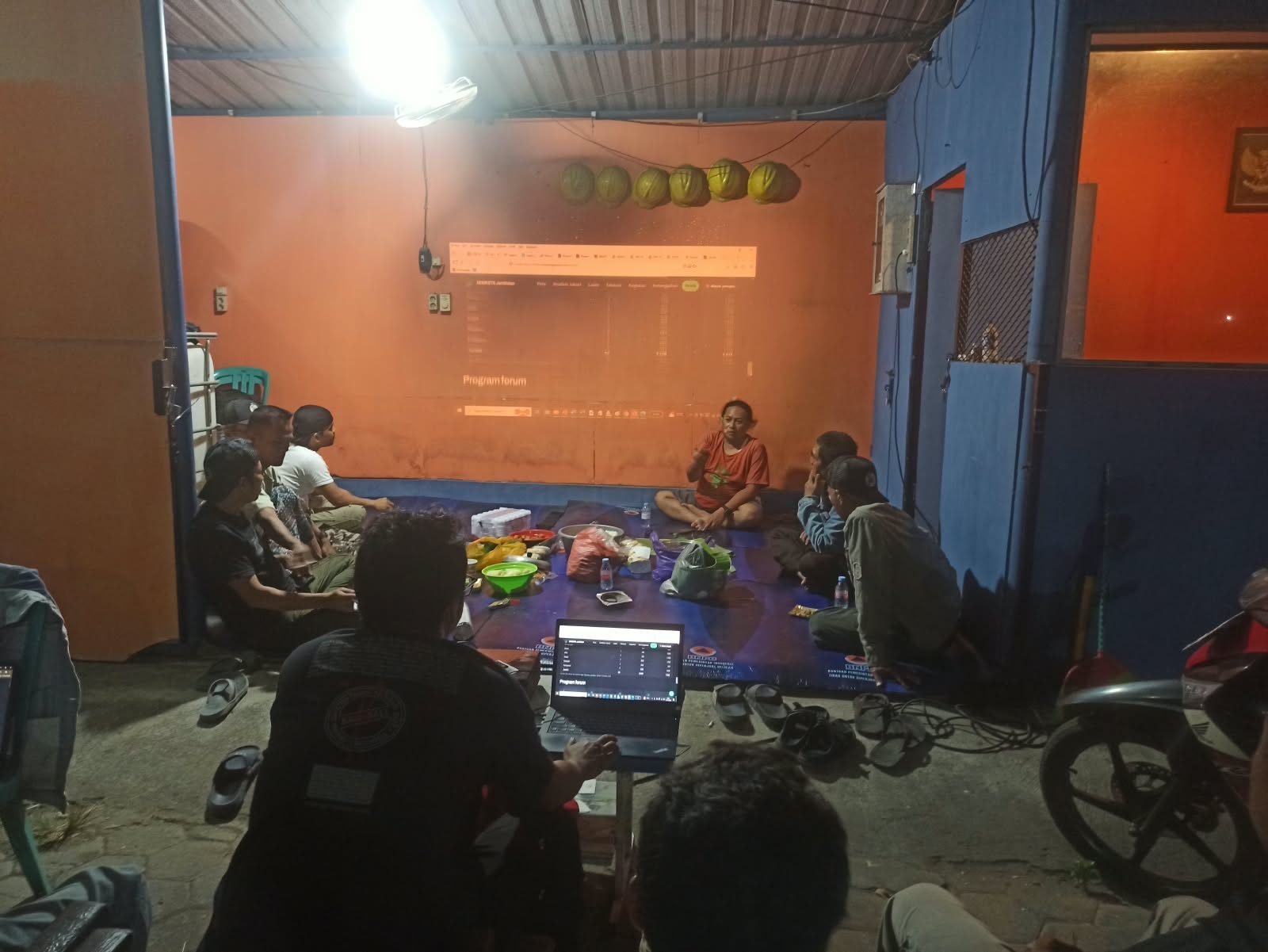 Dokumentasi Rapat Rutin Relawan FPRB Kalurahan Jambidan